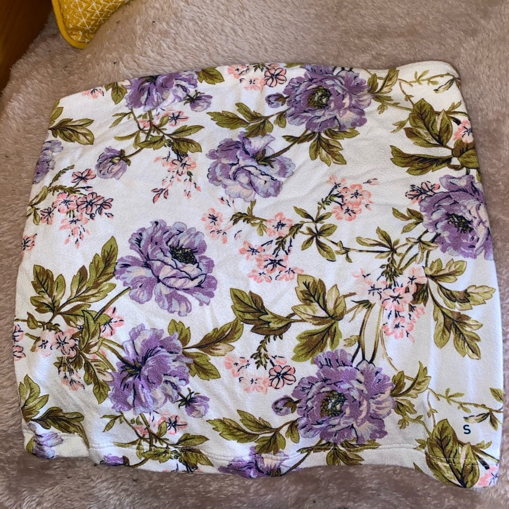American Eagle Floral Tube Top